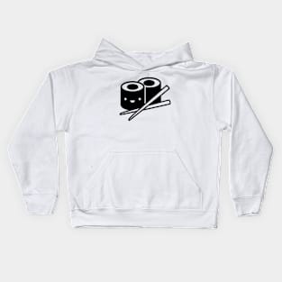 Happy Bites: Smiling Sushi Rolls Kids Hoodie